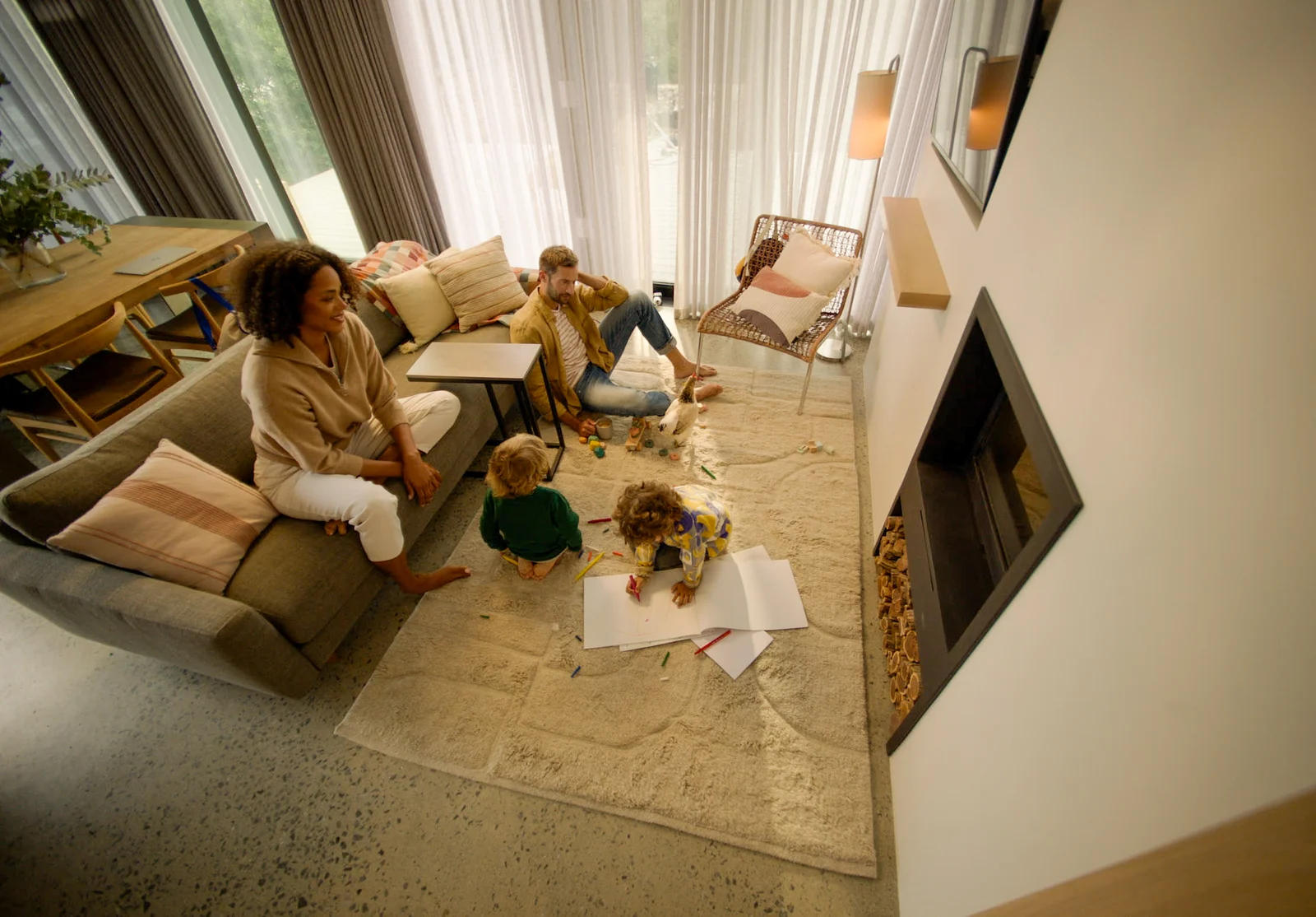 The interior of a Citra home