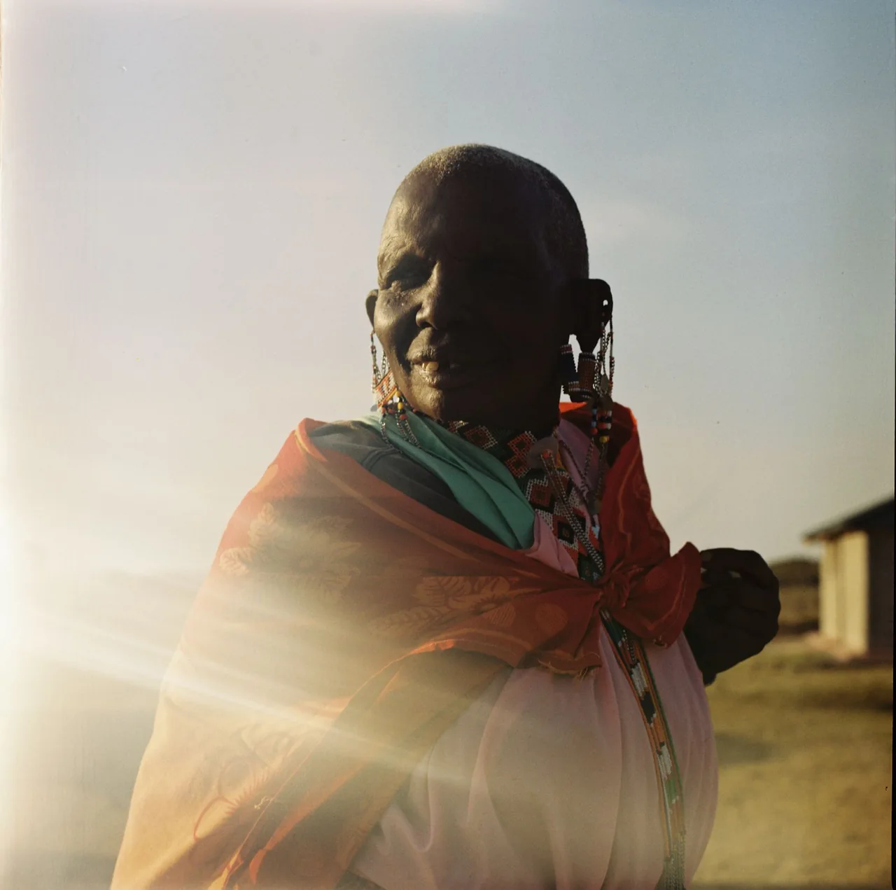 A portrait in warm low sunlight.