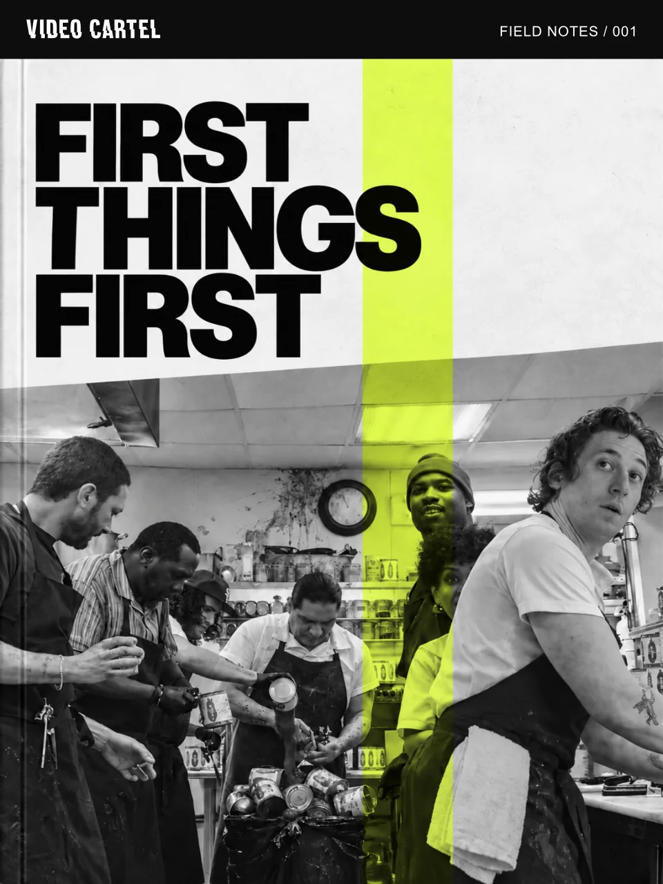 First things first